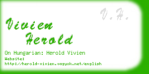 vivien herold business card